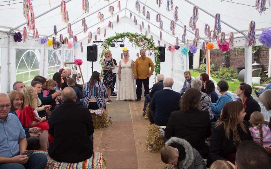 Garden Wedding Vicky and Sean – October 2019