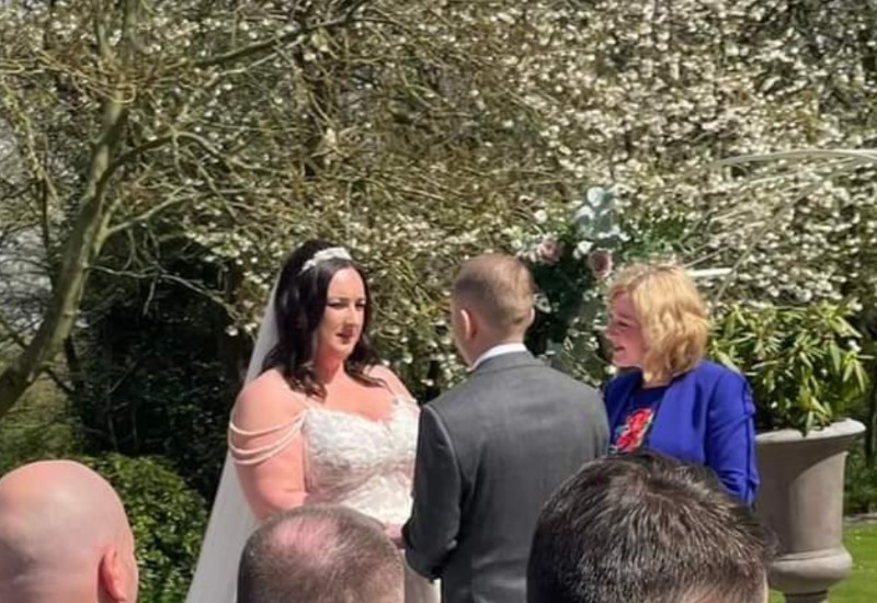Spring wedding in Yorkshire
