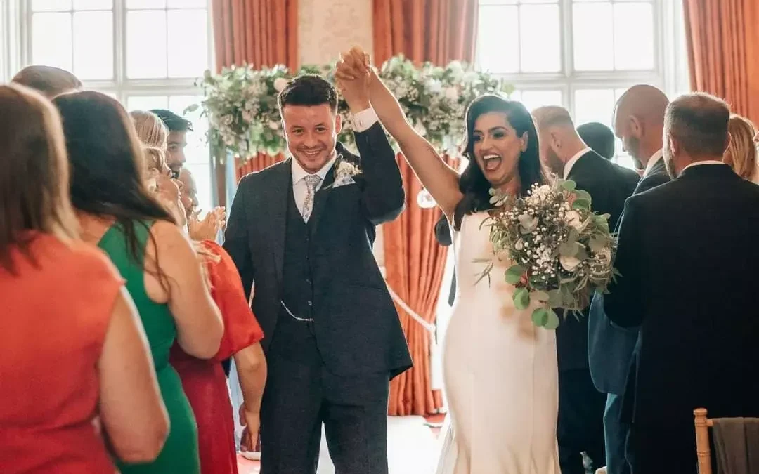 Joyful Wedding at Hazlewood Castle, Yorkshire