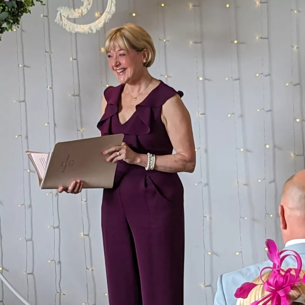 Yorkshire Dales Barn Wedding celebrant reading