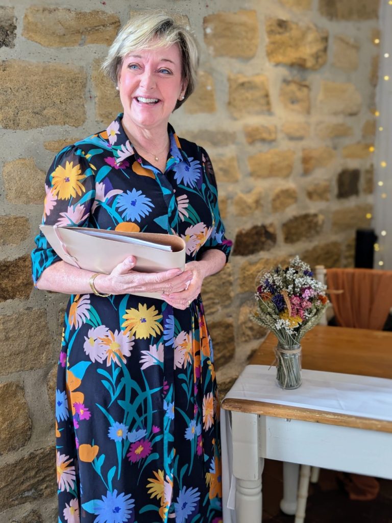 Wedding at Chilli Barn, Otley - celebrant